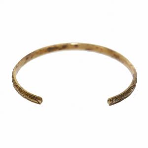 agete バングル 柄 SILVER シルバー ゴールドカラー