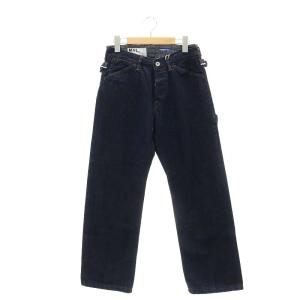 × キャントンオーバーオールズ CANTONOVERALLS セルビッチデニムパンツ ジーンズ ストレート ボタンフライ 27