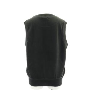 MHL. コットンリネン ニットベスト プルオーバー 2 M 黒 ブラック