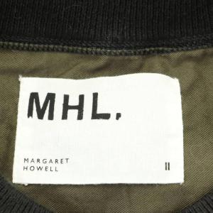 MHL. コットンリネン ニットベスト プルオーバー 2 M 黒 ブラック