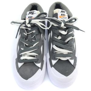 NIKE × SACAI DD1877-002 BLAZER LOW スニーカー 23.5cm グレー