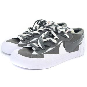 NIKE SACAI BLAZER LOW IRON GREY スニーカー US8