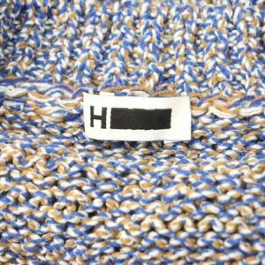 BEAUTY&YOUTH UNITED ARROWS H 23SS キャンディーカラーブークレヤーンカーディガン ニット 七分袖 ショート丈 F 青 ブルー 1628-199-0934