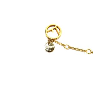 FENDI エフイズ ネックレス ゴールド色