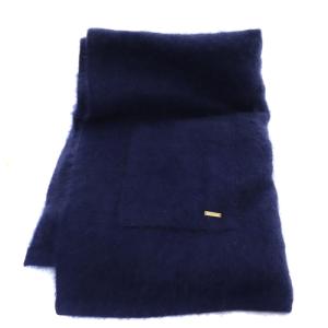 EPOCA カシミヤ ストール マフラー 紺 ネイビー
