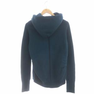 suzukitakayuki parka パーカー フリース 長袖 プルオーバー フード 1 ブルーグリーン 黒 ブラック A242-01