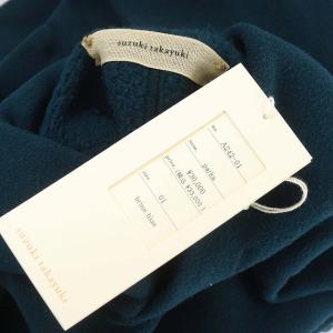 suzukitakayuki parka パーカー フリース 長袖 プルオーバー フード 1 ブルーグリーン 黒 ブラック A242-01