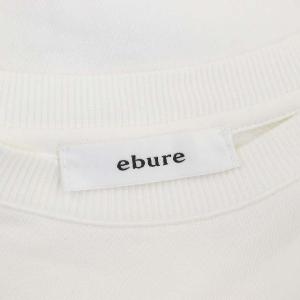 ebure 23SS コットン ショートスリーブ プルオーバー カットソー 38 白 ホワイト