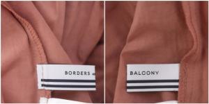BORDERS at BALCONY SABRINA DRESS ドレス ワンピース ロング丈 マキシ丈 半袖 バックファスナー 36 ピンク