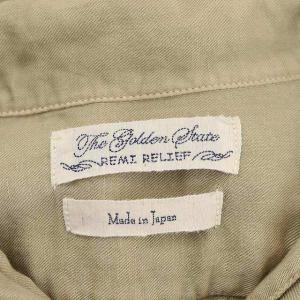 REMI RELIEF ×LAppartement 別注 MAXI シャツワンピース リネン ロング 長袖 S ベージュ