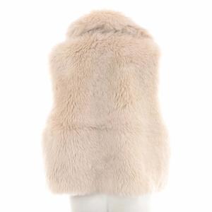 GRACE CONTINENTAL 23AW ウールボアベスト 総裏地 ノースリーブ 36 ライトピンク