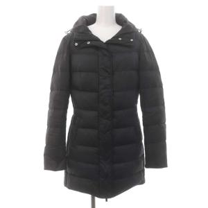 フーディダウンコート赤タグ アウター フード付き ロング S 黒 ブラック