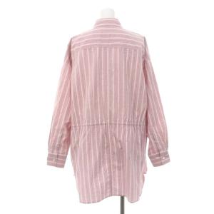 ISABEL MARANT AJADYストライプ柄長袖シャツ ブラウス フロントボタン コットン 34 XS マルチカラー