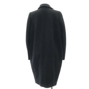 ENFOLD チェスターコート ロング ウール 36 S 黒 ブラック