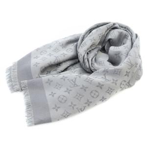 M75120 モノグラム シャイン ストール グレー
