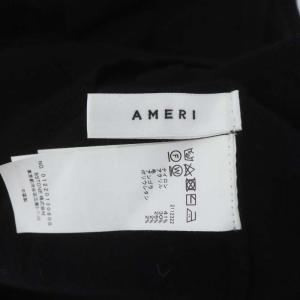 Ameri VINTAGE 22AW 2WAY RUFFLE KNIT TOP ニット セーター 長袖 フリル F 黒 ブラック