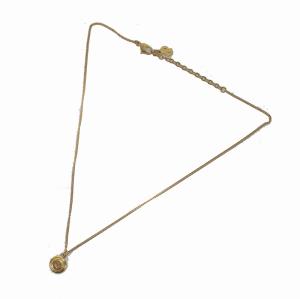 Christian Dior ヴィンテージ ロゴ ネックレス ペンダント チェーン ゴールド OH