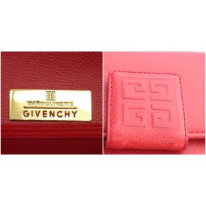 GIVENCHY ENSEMBLE ヴィンテージ VINTAGE セミショルダーバッグ ショルダーバッグ ワンショルダー カーフレザー 赤 レッド