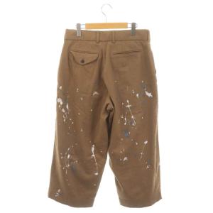 kolor 22AWドリッピングパンツペイント加工パンツ ワイド ウール 1 S マルチカラー