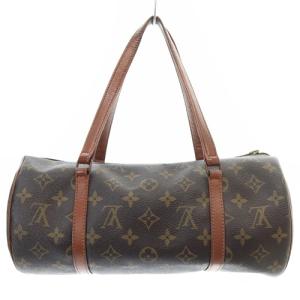 LOUIS VUITTON M51385 モノグラム パピヨン30 ハンドバッグ ポーチ付き ブラウン