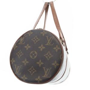 LOUIS VUITTON M51385 モノグラム パピヨン30 ハンドバッグ ポーチ付き ブラウン