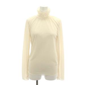 22AW シアーカットトップ カットソー タートルネック 長袖 36 キナリ