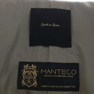 Spick&Span 22AW MANTECOコート チェスター ロング アウター ダブル ウール 36 茶 ブラウン