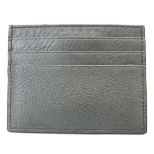 FENDI 7M0164 バグズ モンスター カードケース 名刺入れ レザー グレー