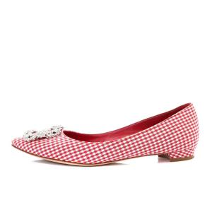 MANOLO BLAHNIK グリーン リストニー36.5