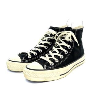 CONVERSE チャックテイラー MADE IN JAPAN ONE STAR スニーカー ハイカット キャンバス 5 23.5cm 黒 ブラック