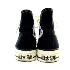 CONVERSE チャックテイラー MADE IN JAPAN ONE STAR スニーカー ハイカット キャンバス 5 23.5cm 黒 ブラック