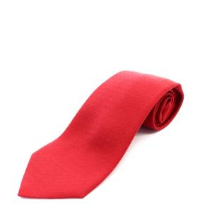 ネクタイ Hロゴ シルク 赤 レッド