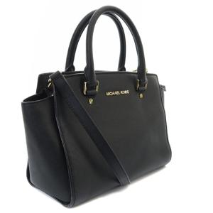 MICHAEL KORS ハンドバッグ ショルダーバッグ 2way レザー ロゴ 黒 ブラック