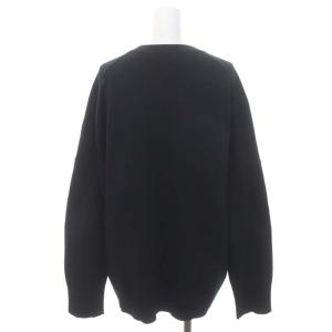 CINOH PLATING OVERSIZE CREW NECK KNIT ニット セーター オーバーサイズ ウール 長袖 38 紺 ネイビー