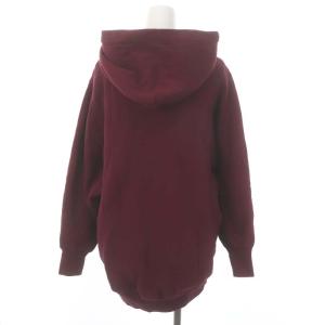 AMERICANA ドゥーズィエムクラス取扱い サイドジップHOODIEパーカー スウェット プルオーバー 裏起毛 長袖 ワイン