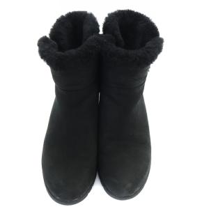 UGG australia DEVORAHブーツ ショート ウェッジソール 22.5cm 黒 ブラック 1103824
