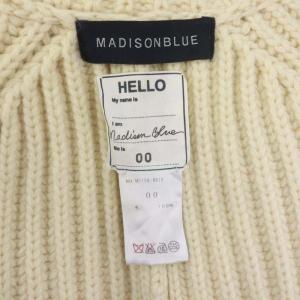 MADISONBLUE フリンジ ニット ベスト ウール 00 アイボリー