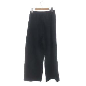 Deuxieme Classe Line Loose パンツ ジャージ 36 S 黒 ブラック