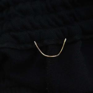 Deuxieme Classe Line Loose パンツ ジャージ 36 S 黒 ブラック