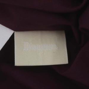 Diagram GRACE CONTINENTAL プリーツ切替チェックワンピース ロング 長袖 36 ピンク 紫 パープル