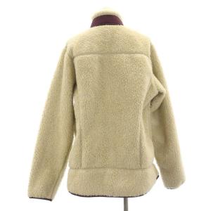 Patagonia 23AW ウィメンズ クラシック レトロXジャケット ジップアップ L ベージュ 紫 パープル 23074
