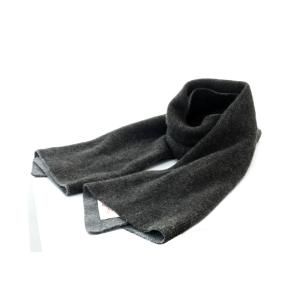 ENFOLD 23AW ケープマフラー 黒 ブラック グレー
