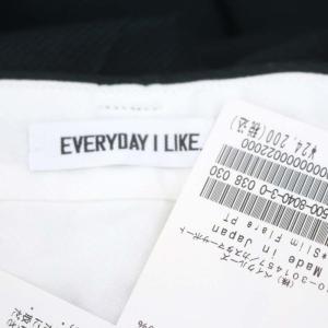 EVERYDAY I LIKE 21AW Slim Flare パンツ スラックス セミフレア 38 深緑 ダークグリーン