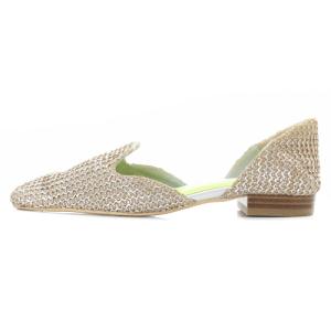 Ameri VINTAGE BASKET LIKE BABOUCHE シューズ スクエアトゥ サンダル L 24.5-25cm べージュ