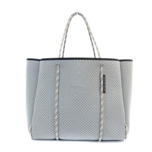 STATE OF ESCAPE Flying Solo ネオプレン  トートバッグ ポーチ付き グレー