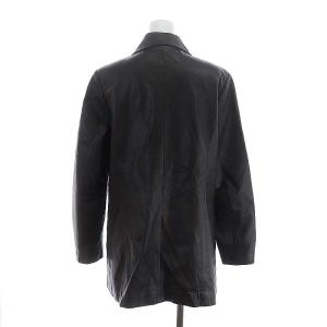 BALMAIN ラムレザージャケット 羊革 総裏地 M ダークブラウン