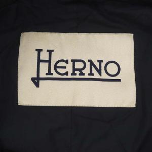 HERNO 撥水ナイロンダウンコート 40 ブラック PI0489D