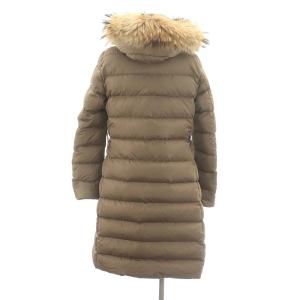MONCLER GENEVRIER ダウンコート 0 モカブラウン