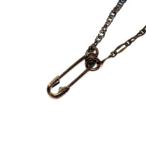 JAM HOME MADE 安全ピン ブラックダイヤモンドネックレス ペンダント 黒 ブラック