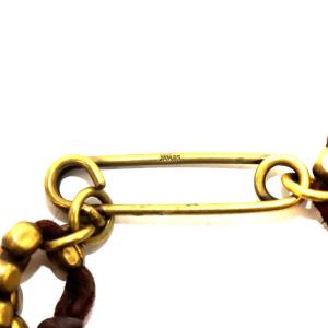 JAM HOME MADE ブラス 安全ピン ブレスレット ゴールド色